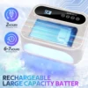 Rechargeable 168W Nail Drying Lamp With Rhinestones Wireless 42LEDS Gel Polish Drying Machine Manicure Cordless UV LED Nail Lamp 5