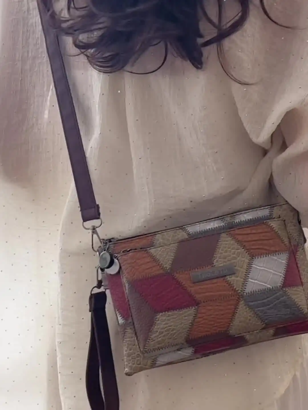 Женские сумки через плечо из искусственной кожи женская сумочка в стиле пэчворк