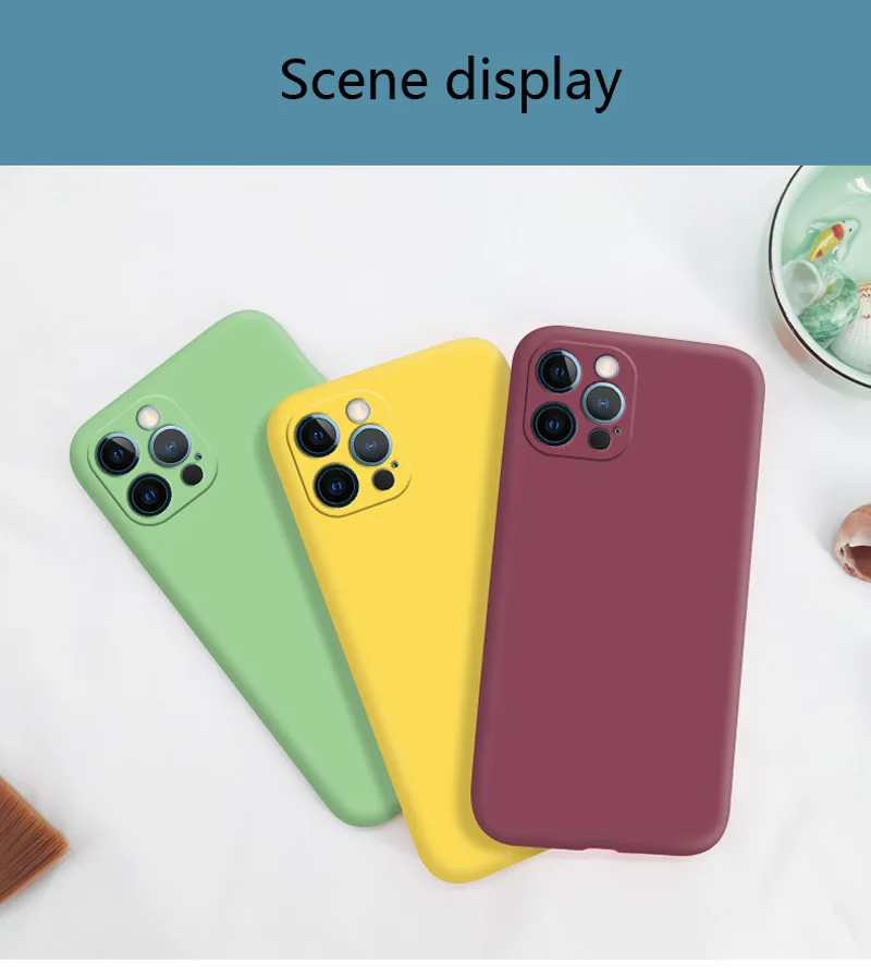 Original Silicone Soft Cover Cases For iPhone - Image 3
