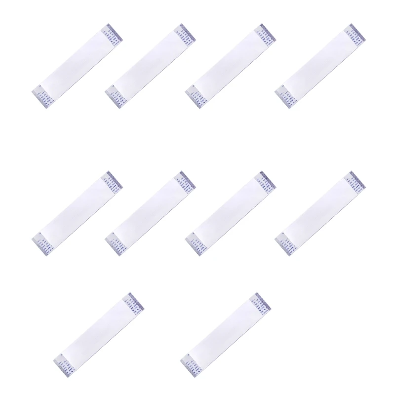 

10Pcs Flexible Flat Cable 0.035x0.65 FPC FFC Flexible Ribbon Cable for LCD