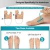 1 Pair Toe Separator Hallux Valgus Bunion Corrector Adjustable Toe Separator Corrector Relief Foot Pain Sock Straightener 5