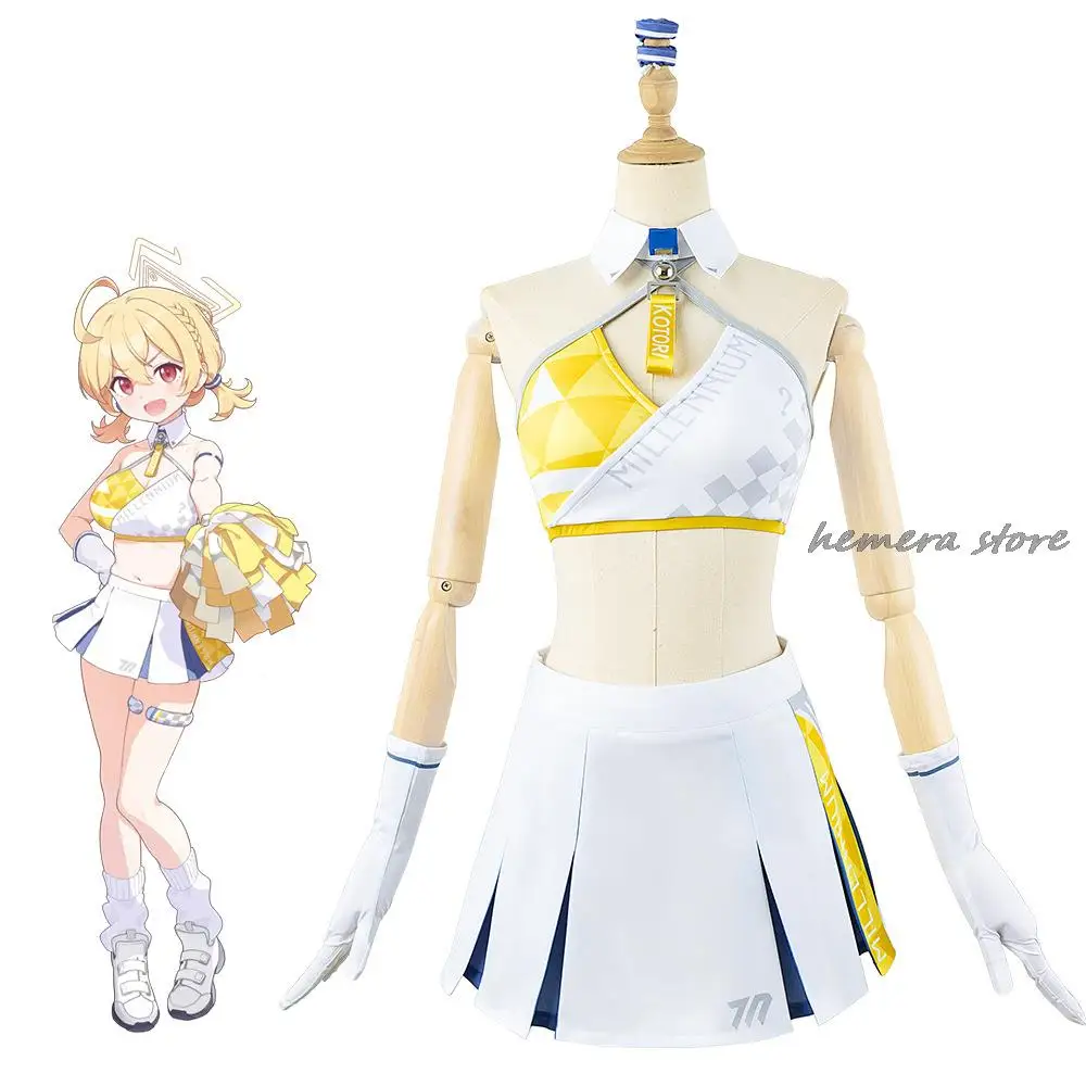 

Snekozuka Hibiki Kotori Cosplay Costume Game Blue Archive Dress Party Suit Halloween Uniforms Anime Clothing Freeshipping