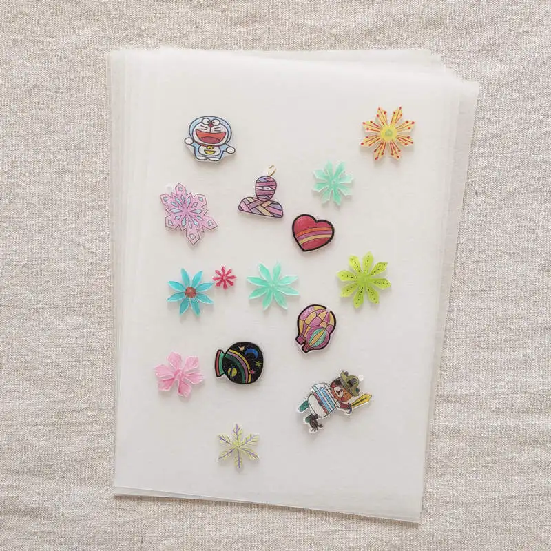 Diy Shrink Plastic Charms Shrinky Dink Keychains 2025