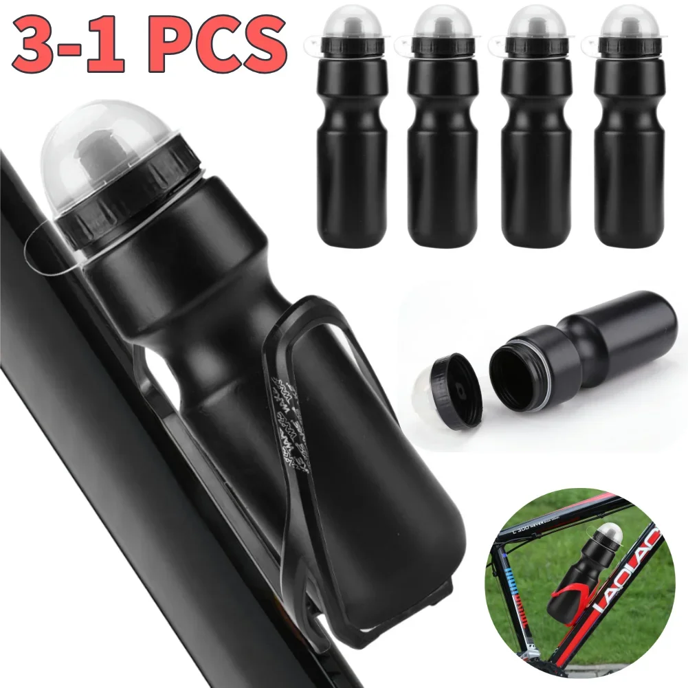 3-1PCS Black Bicycle Water Bottle Sports Kettle MTB Cycling Road Racing 650ML-water bottle,bicycle water bottle,sports bottle
