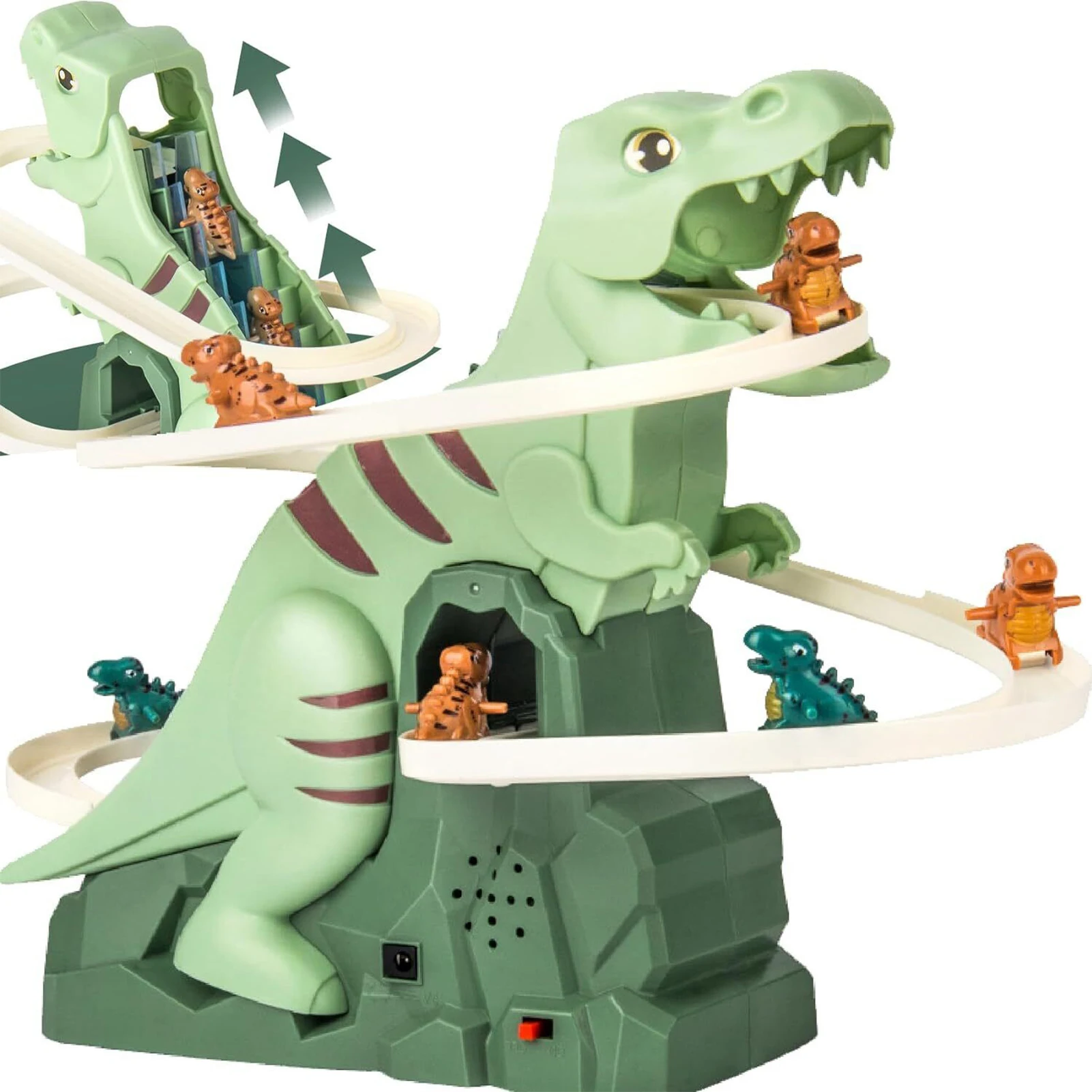 

Dinosaurs Toy Stairs with Lights & Music Educational Toy Musical Lighting Interactive Toys for Baby Preschool Educational EIG88