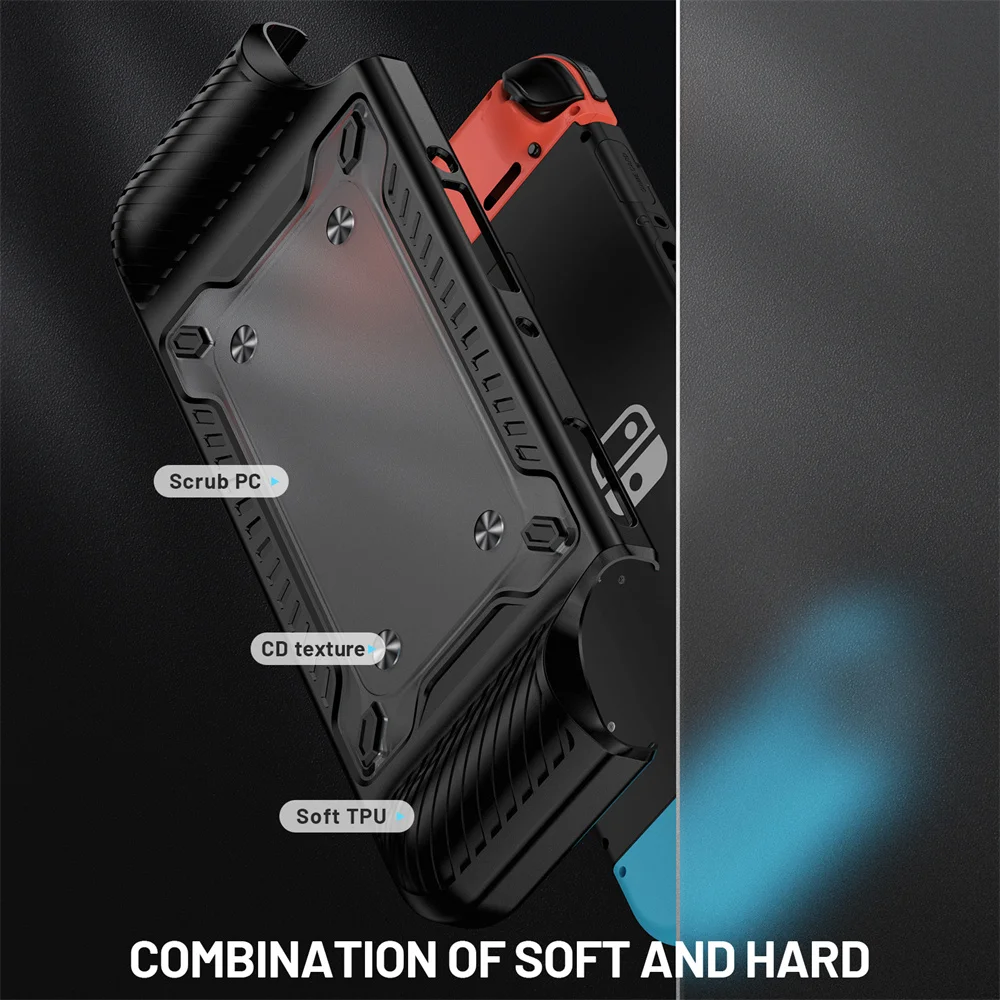 Perfect Fit Shockproof Protective Silicone Case For Nintendo Switch OLED Heavy Duty Defender Cover Fashion Case For OLED