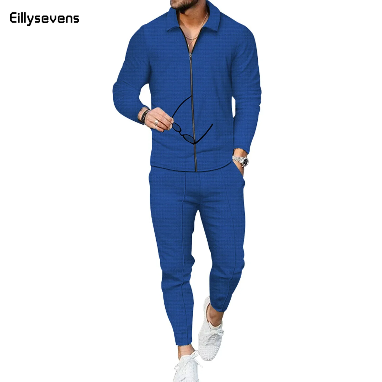

Spring Sports Sets Men Fitness Sportswear Sets Gym Training Long Sleeve Sweatshirt Jogging Male Coat Cardigan Zip Running Jacket