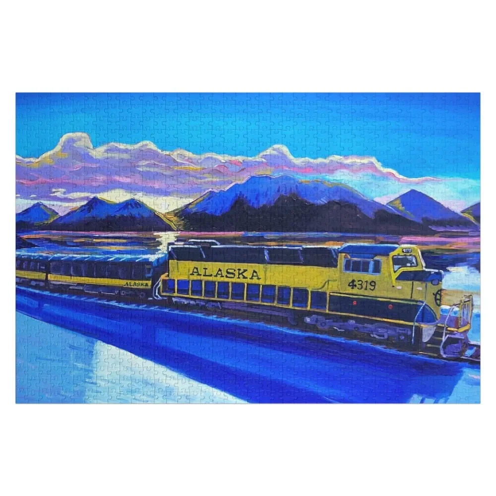 

Alaska Railroad Train Jigsaw Puzzle Customizeds For Kids Customized Photo With Personalized Photo Puzzle
