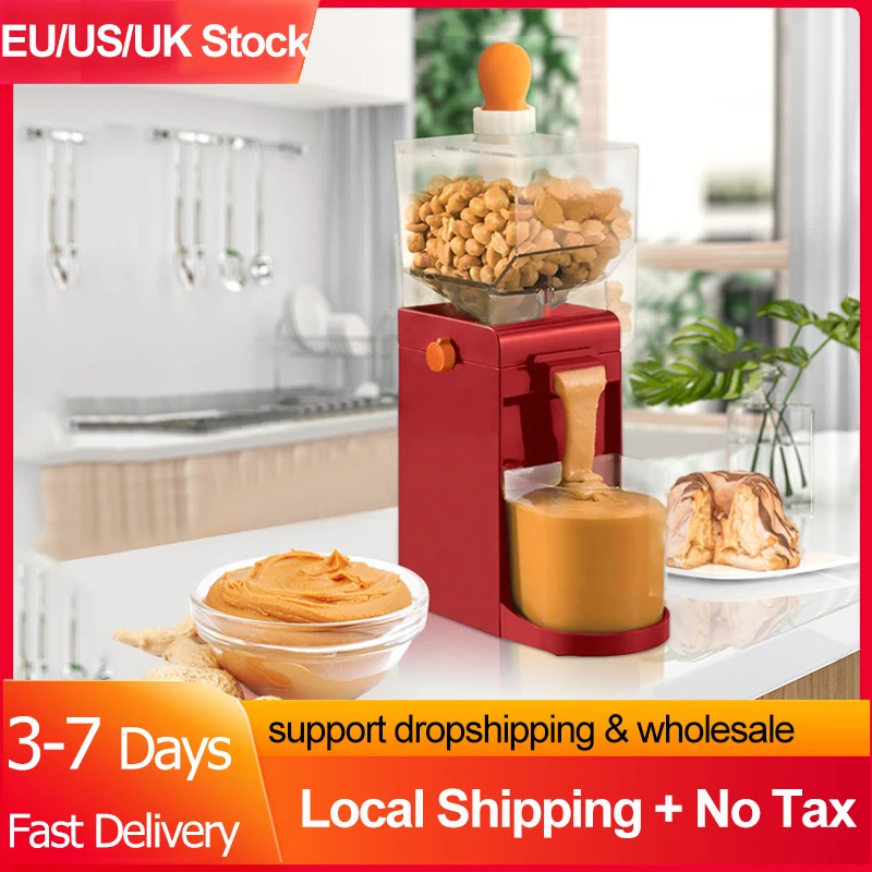 Peanut Butter Machine Grain Grinder 500ml Electric Peanut Nut Grinder