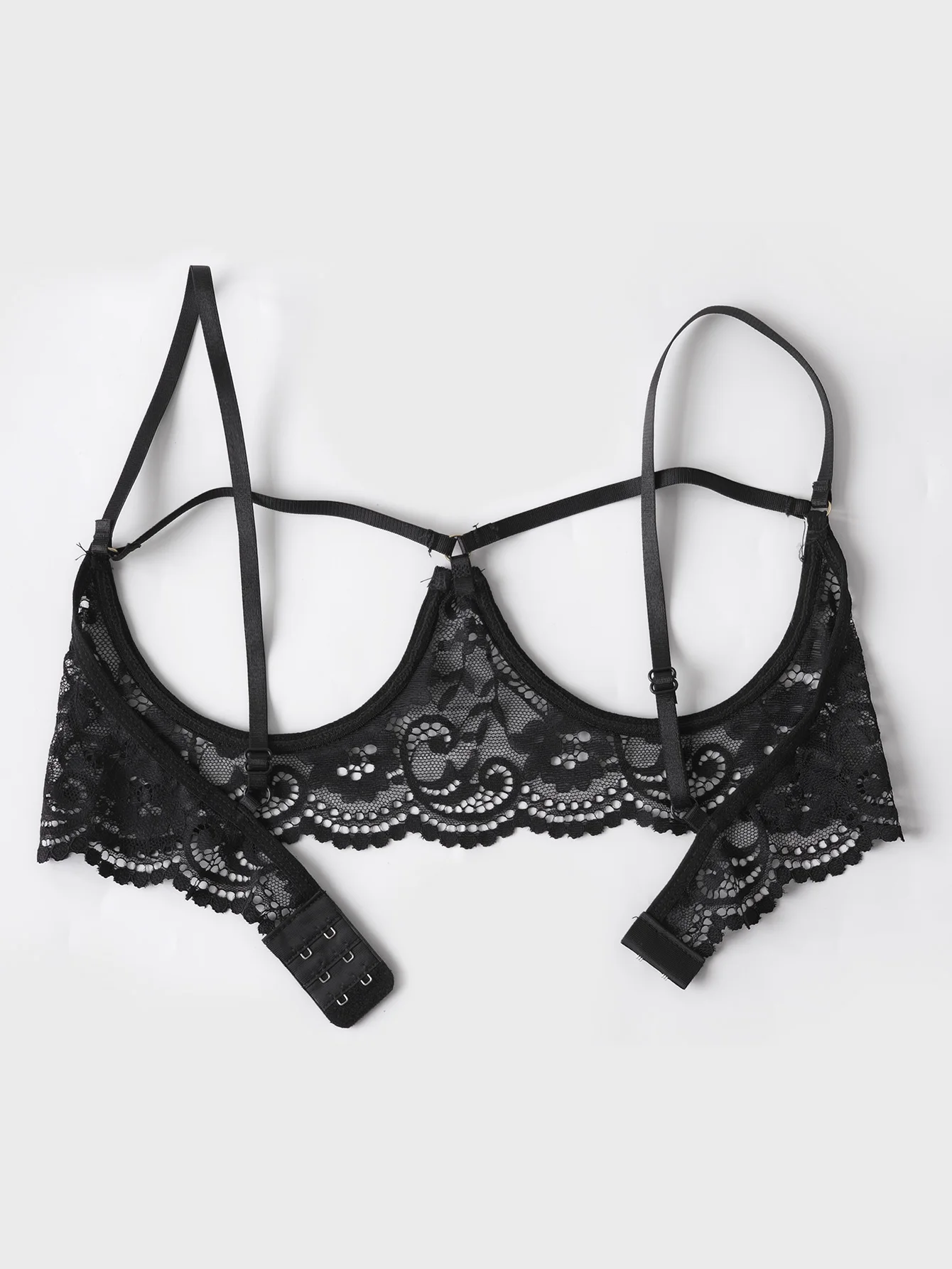Women Sexy Lace Bra Cutout Erotic Hollow Out Adjustable Lingerie Bra Lady Open Cup Underwear Top women bra erotic lingerie