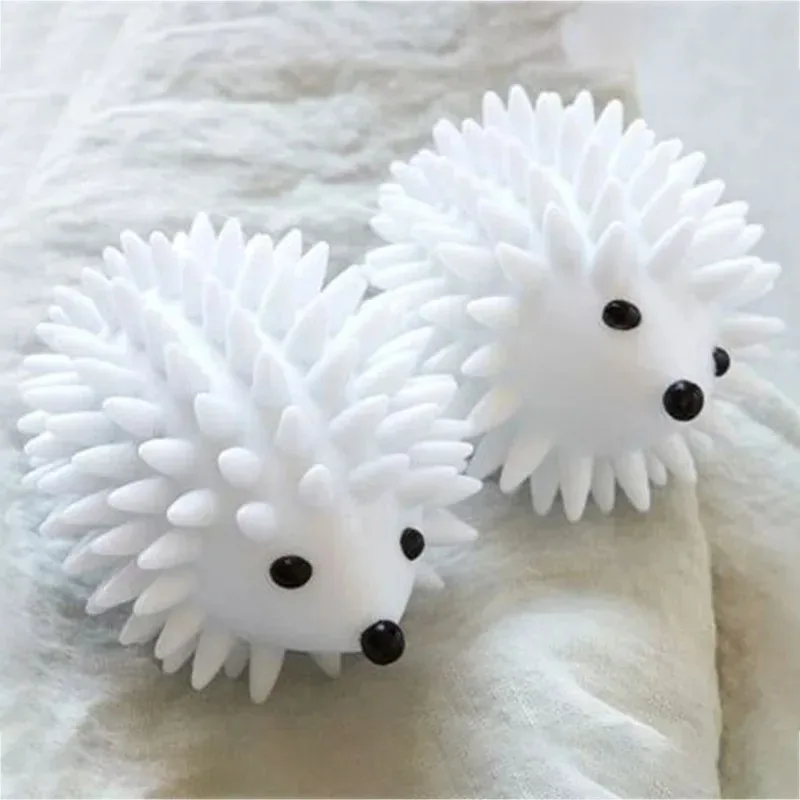 10PCSHousehold soft silicone hedgehog pvc magic anti-tangle stain removing laundry ball magic weapon washing care sticky hair dr