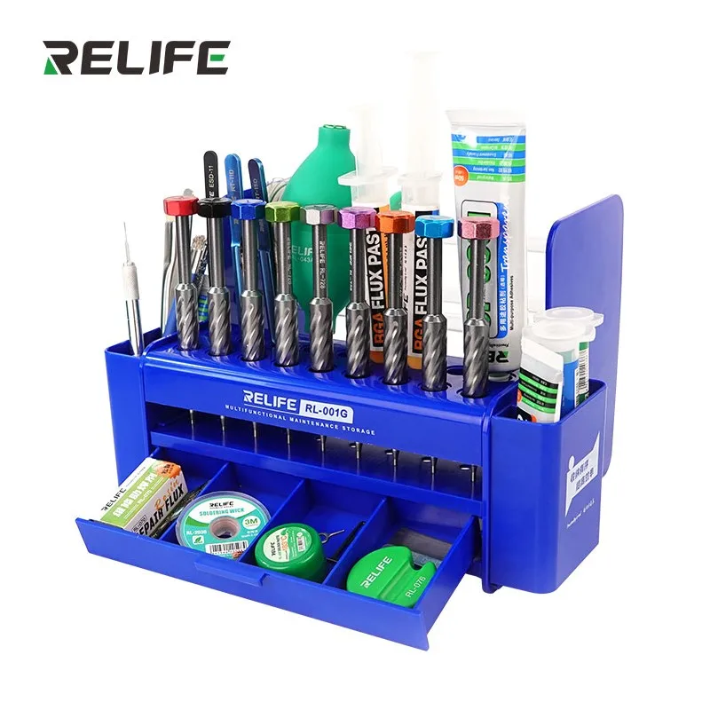 RELIFE RL-001G  Multifunction Storage Box Large Capacity Classified Storage Neat Convenient Strong Durable Mobile Phone Repair