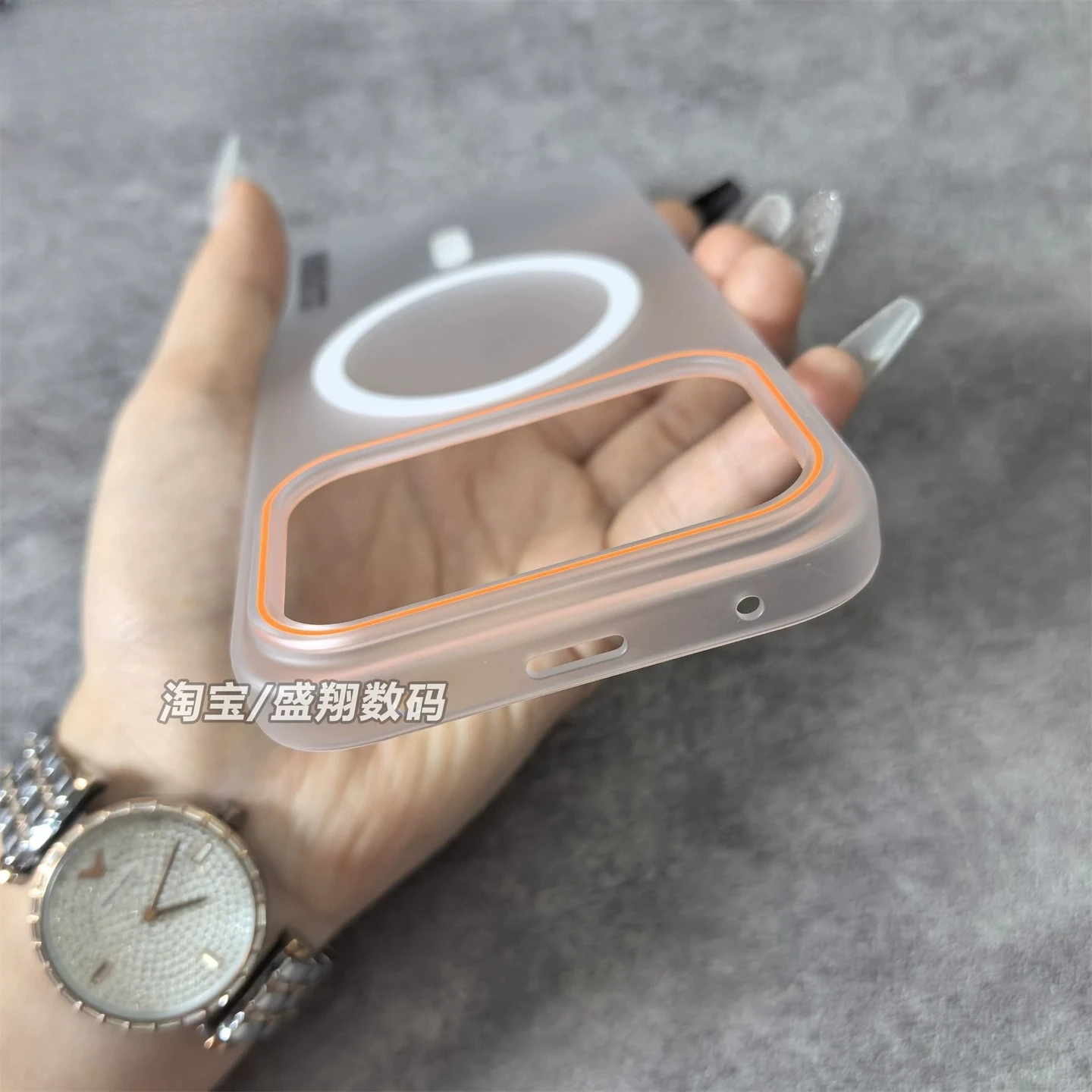Luxury Matte Magnetic Hard Case with Magsafe Wireless Charging Support