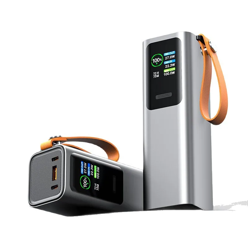 Power Bank 30000mAh 100W Max Ricarica Rapida Alta Capacità Caricabatterie Portatile Leggero in PC per iPhone Huawei Xiaomi Samsung - immagine 5