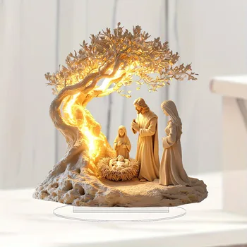 Jesus Scene Desktop Ornament 1