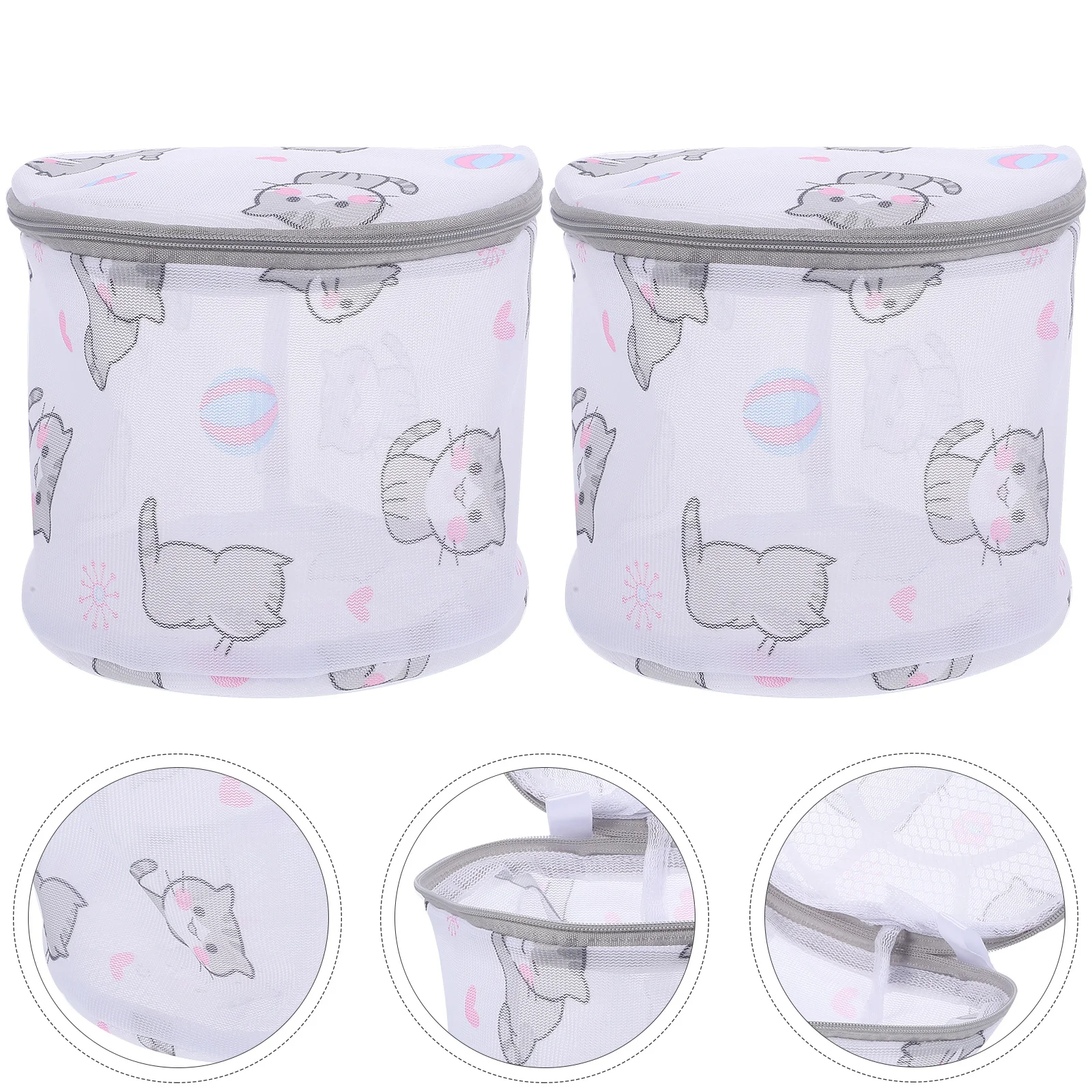 

2 Pcs Laundry Bag Delicates Wash Mesh Washing Machine Bags Garment Net