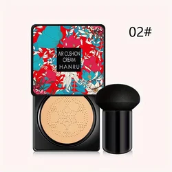Nourishing Mushroom Air Cushion BB Cream - Moisturizing Concealer Foundation (02 Natural color)