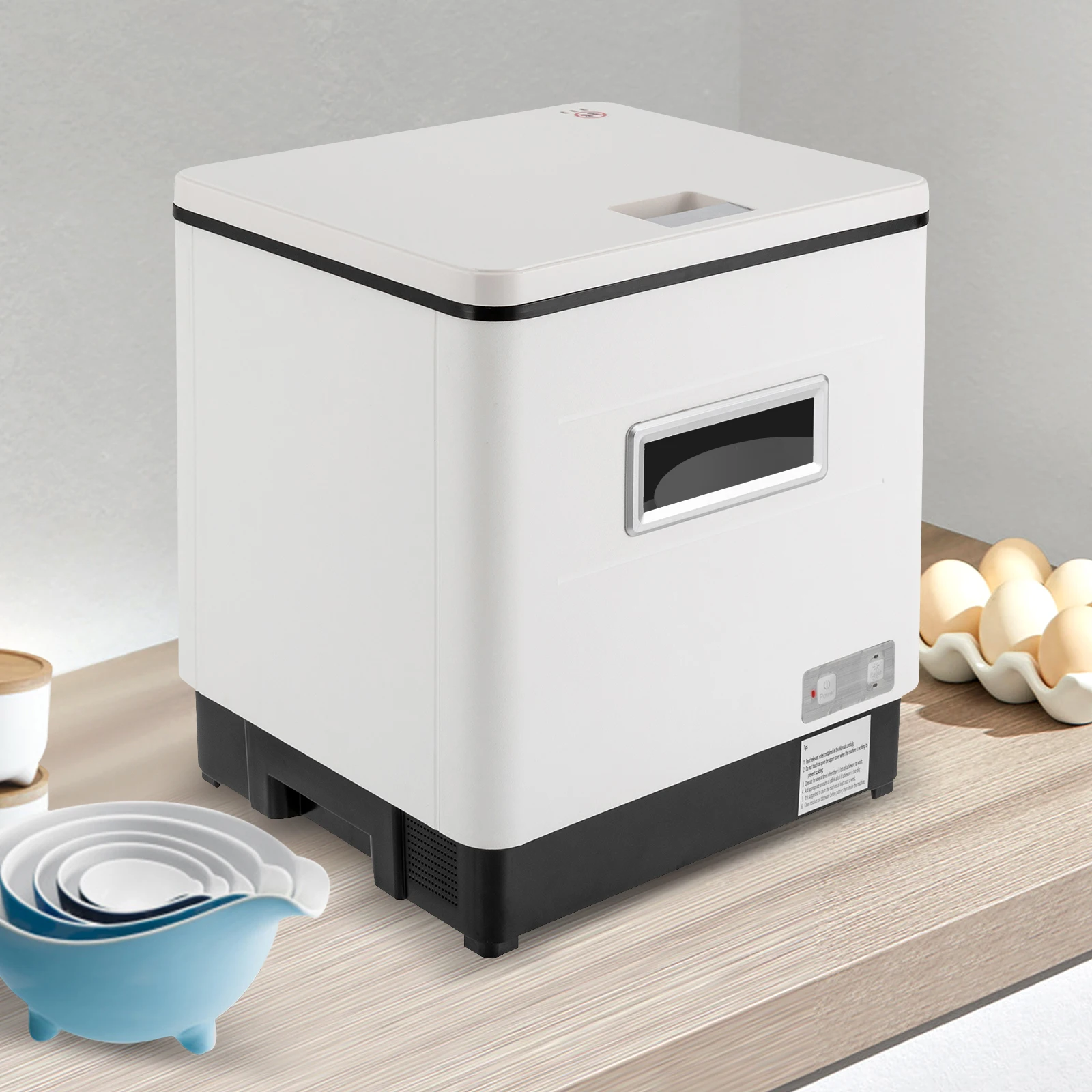 Portable Countertop Dishwasher - 5L Compact Dishwasher With 5 Programs & Air Drying