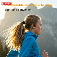 MZYMI Neckband Bluetooth 5.4 Headphones A28 TWS Wireless Earphones Bone Conduction Sports Waterproof Headset ENC Noise Reduction 4