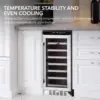 Whynter BWR-33SD 33 Bottle Built-in Wine Refrigerator, Multi 2