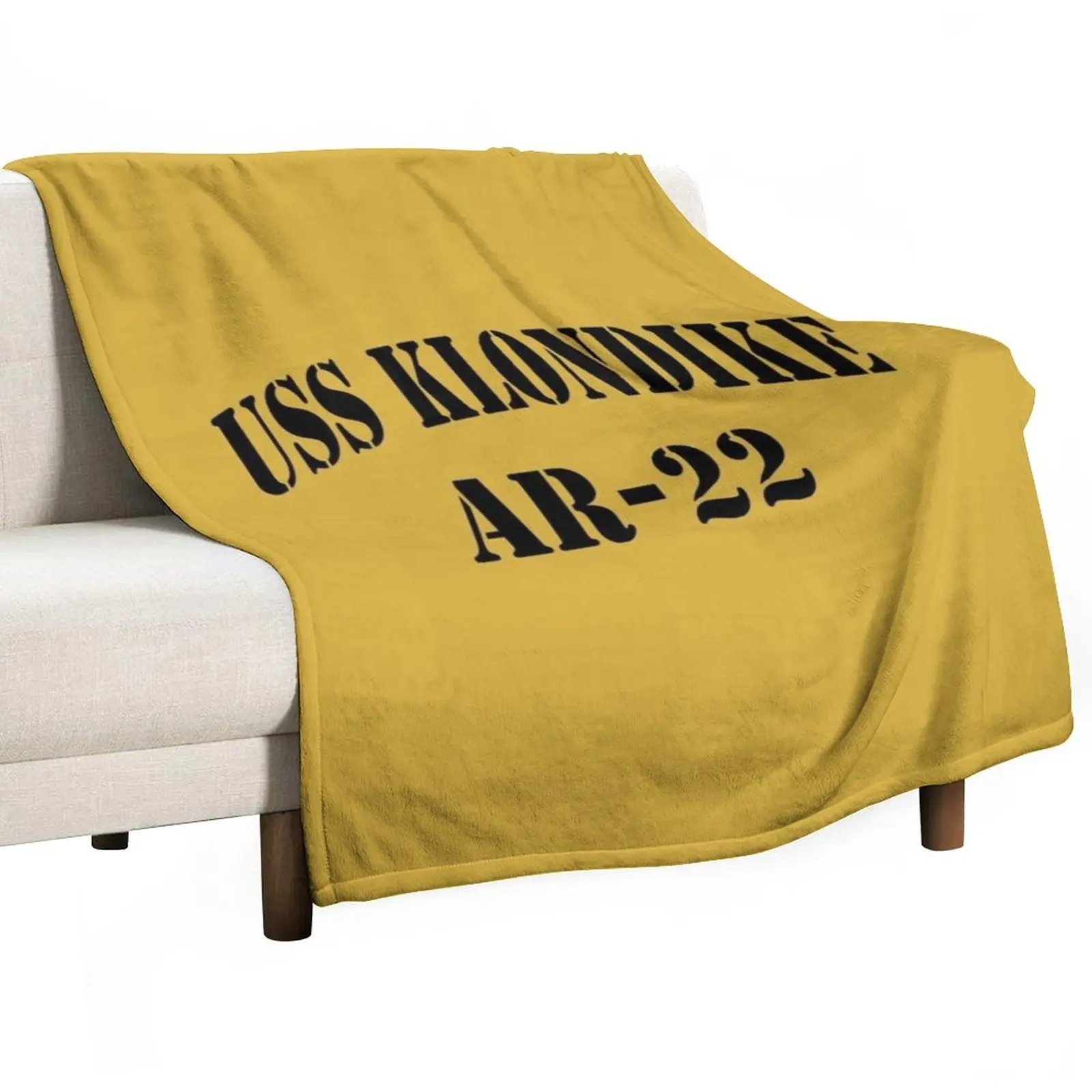 

USS KLONDIKE (AR-22) SHIP'S STORE Throw Blanket Luxury Designer Blanket Summer Blanket Quilt Blanket Baby Blanket