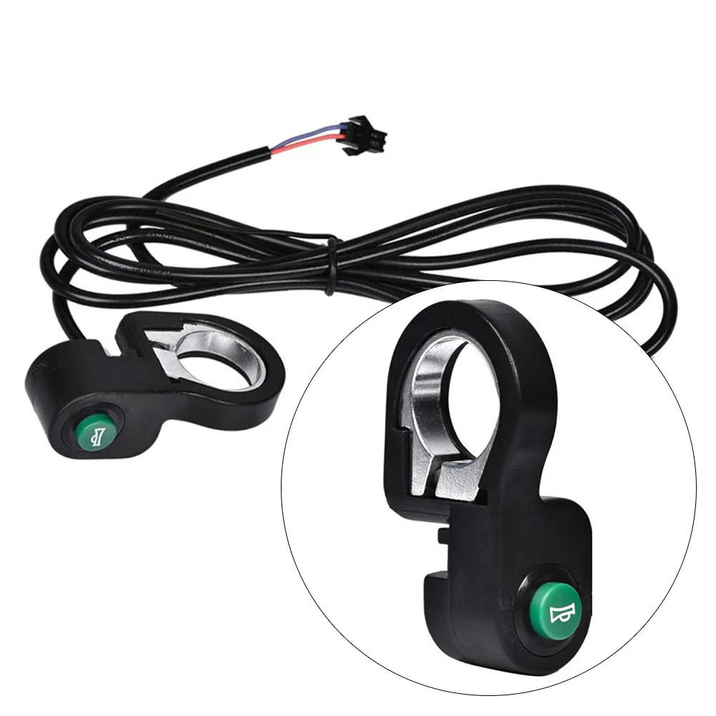 

Universal Touch Handlebar Horn Button for Electrombile Motorbike (Black)