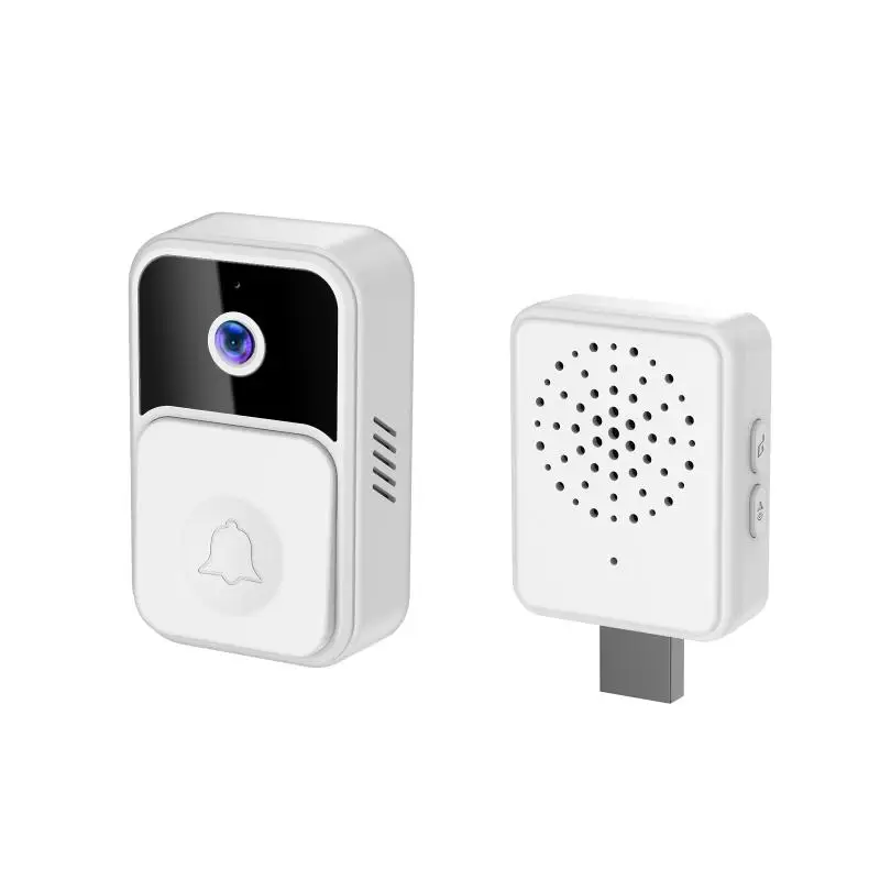 

HD High Resolution Visual Smart Security Doorbell Camera Wireless Video Doorbell with IR Night Vision Real-Time Monitoring