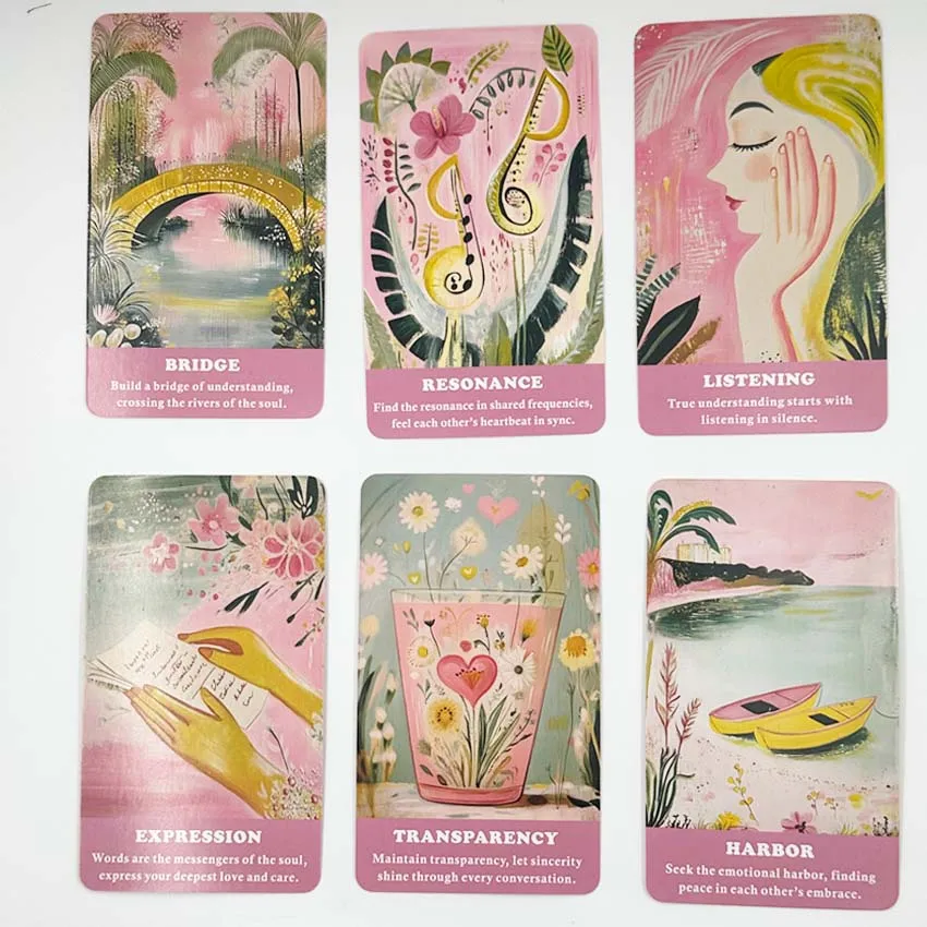 12x7 cm A-56 Card Keyword Deep Love Oracle Deck Card Games No Manual 4