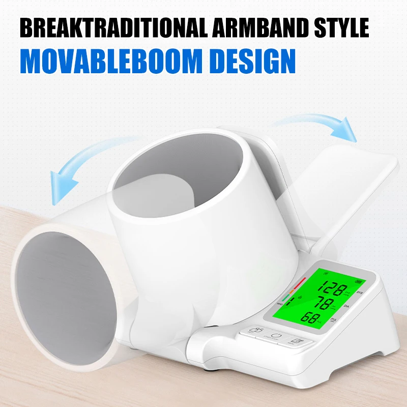 Blood Pressure Monitor Automatic Digital Upper Arm Sphygmomanometer Tensiometer BP Machine Pulse AiQUE Clinic