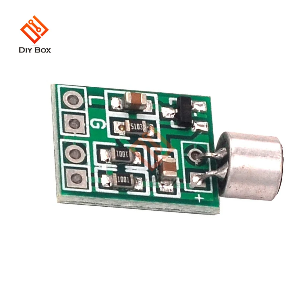 Audio Amplifier Board Mini Microphone Module Speaker Circuit Board DC 2.5-9V 14x12mm Mic Accessories 1/2/3/5pcs