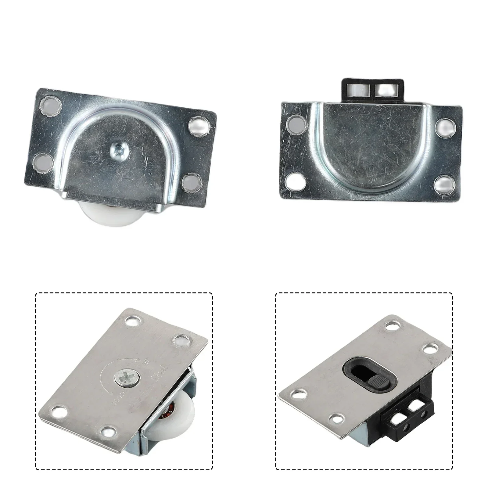 Cupboard Door Rollers Tools Replacement Sliding Spare Stainless Steel Part Pulley Wardrobe Bedroom Wheel Fittings