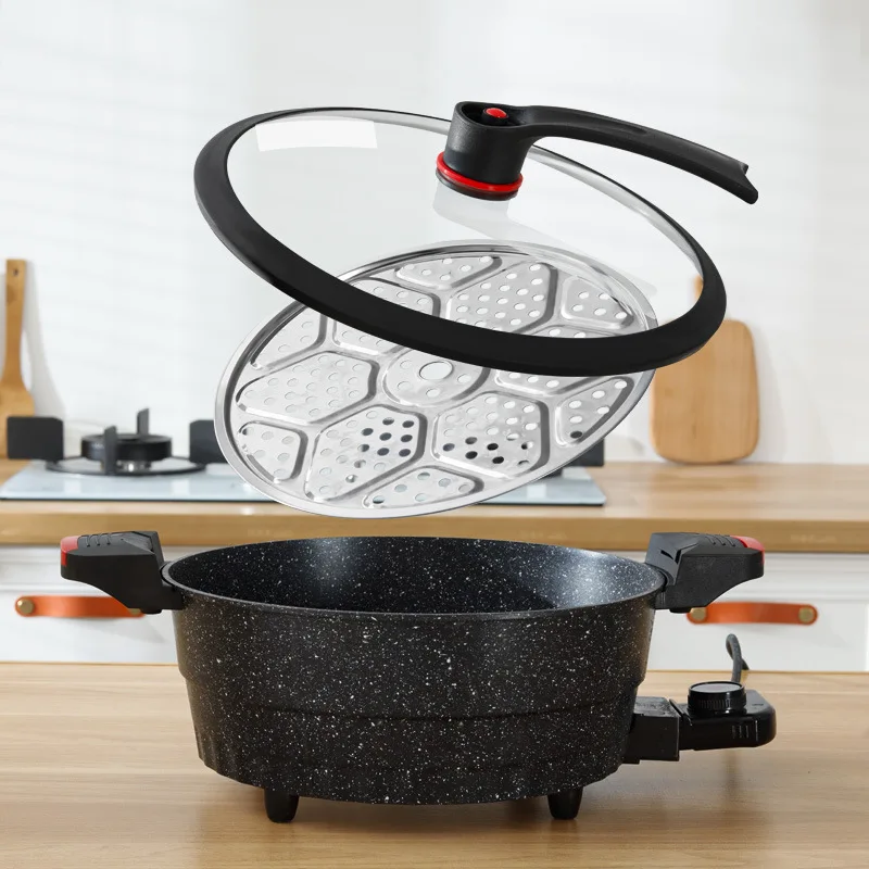 110V 220V 7L Micro Pressure Cooker Instant Heatint Electric Cooking Pot Household Non-stick Maifan stone Hotpot Boiler Steamer 2