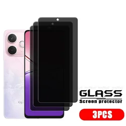 Privacy Anti - Spy Tempered Glass Screen Protector, 9H HD, 1 - 4 Pack for OPPO A5 Pro 5G (3 Front Glass)