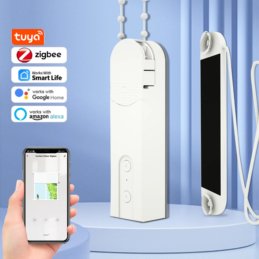 Tuya ZigBee3.0 Smart Life Curtain Motor DIY Chain Motorized Roller