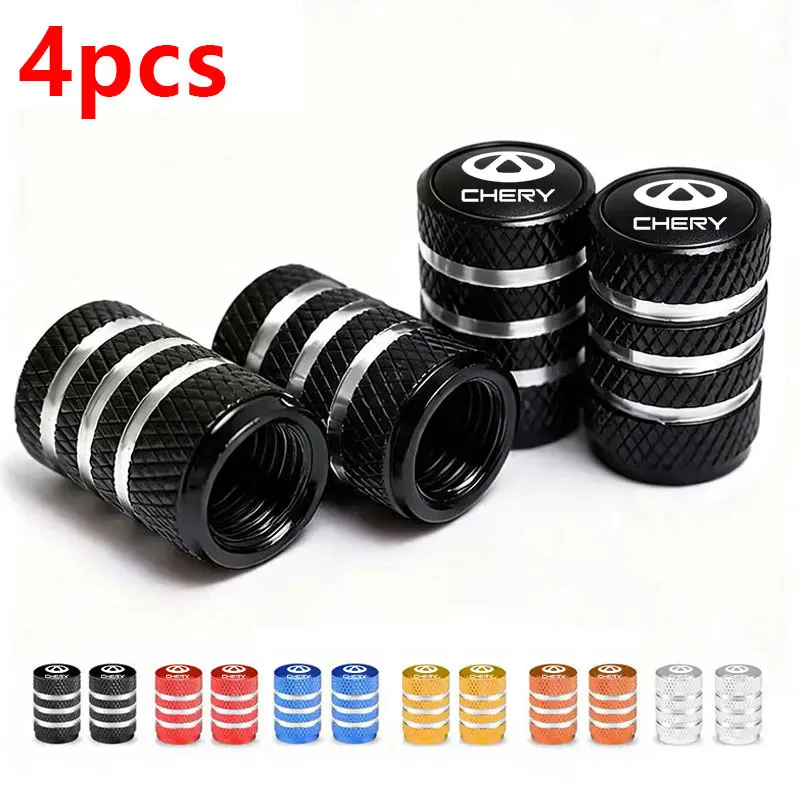 Universal Car Wheel Tire Air Valve Dust Caps - Sleek Stem Cover Caps