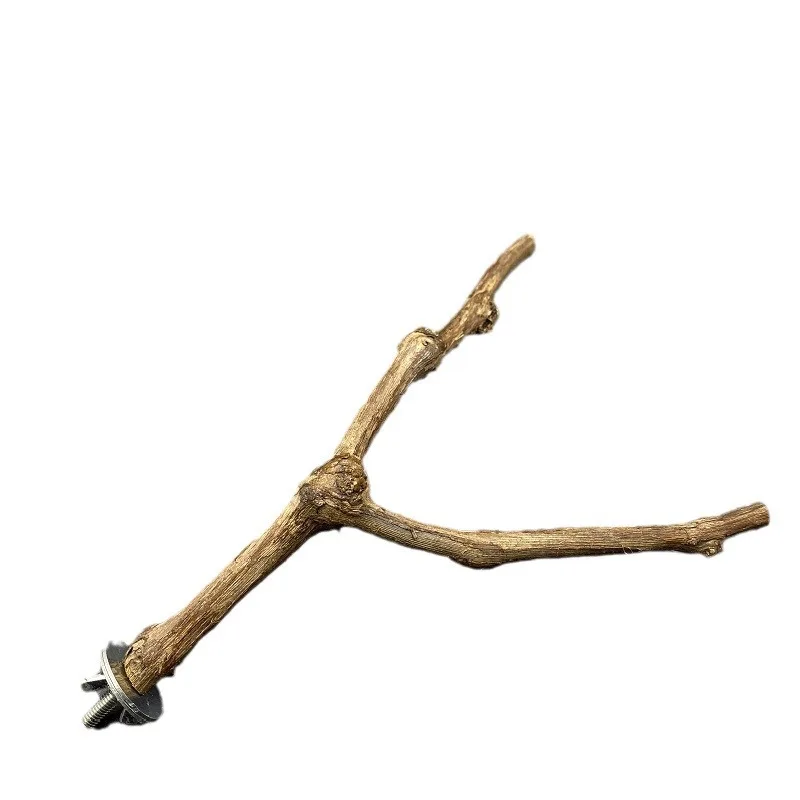 Parrot stand, grapewood tree branch, bird stand stick, grapewood grinding claw stick, bird supplies, toys, parrot toys