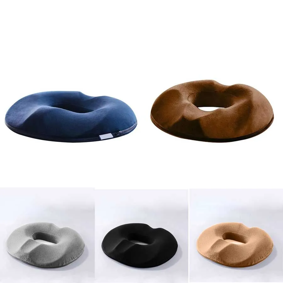 Male Female Unisex Hemorrhoid Seat Cushion Tailbone Pain Relief Therapy Donut  Pillow Prostate Care Soft Orthopedic Chair Pad - AliExpress