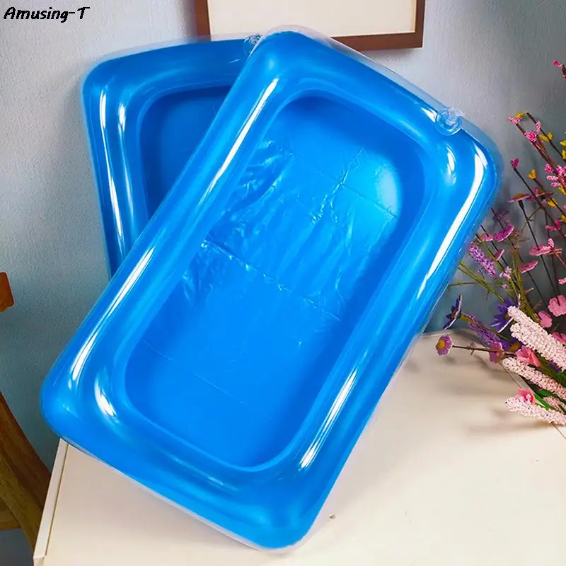 Random 1pc Indoor Magic Play Sand Children Toys Mars Space Inflatable Sand Tray Accessories Plastic Mobile Table Kid Party Toy 3