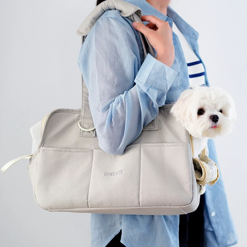 Pet Portable Bag Multi function Puppy Carrying Carrier One shoulder Bag