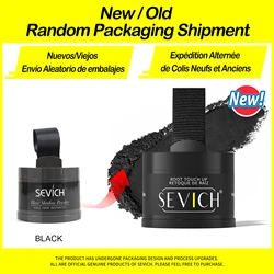 Sevich Natural Hairline Powder Concealer 4g - Unisex Hair Loss Solution (Black)