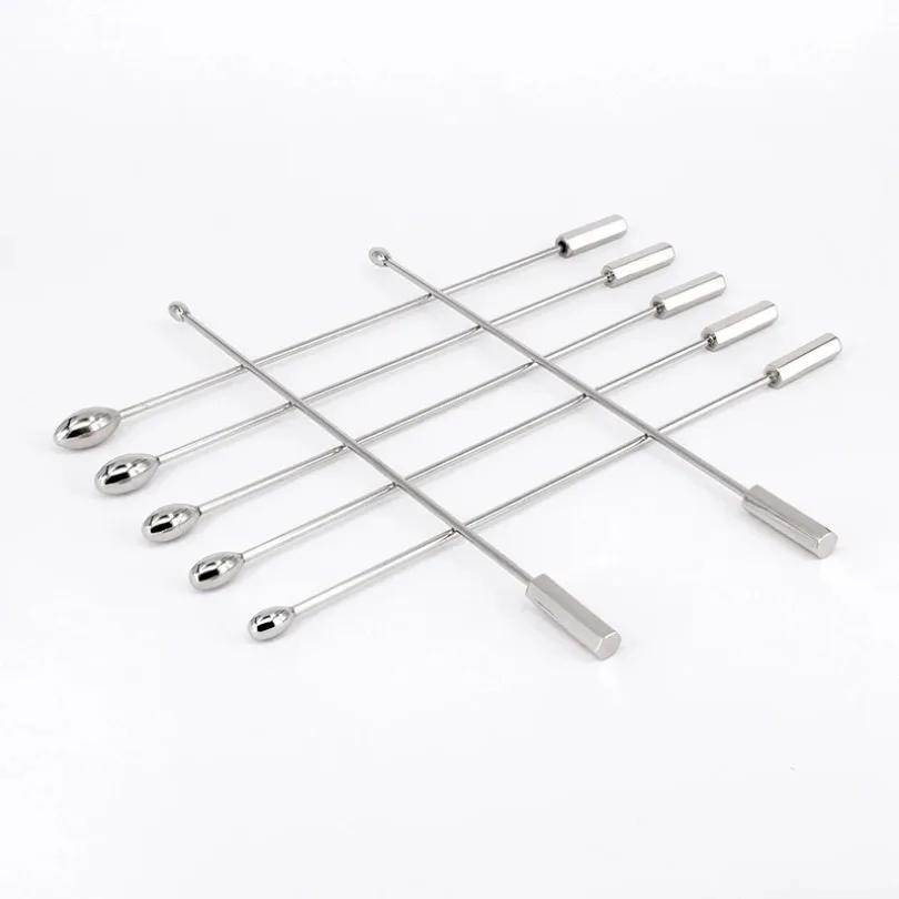 SODANDY 7PCS Penis Plug Urethral Stretcher Dilators Stainless Steel Urethra Sound Sex Products Stretching Male Chastity Device