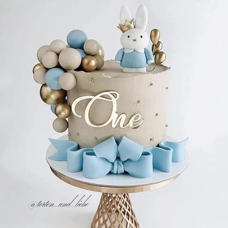 Acryl Gold Buchstabe One Kuchen Topper Kinder 1. Geburtstag Kuchen Dekorationen Alles Gute zum Geburtstag Party Cupcake Topper Baby Shower Supplies – Detail 6