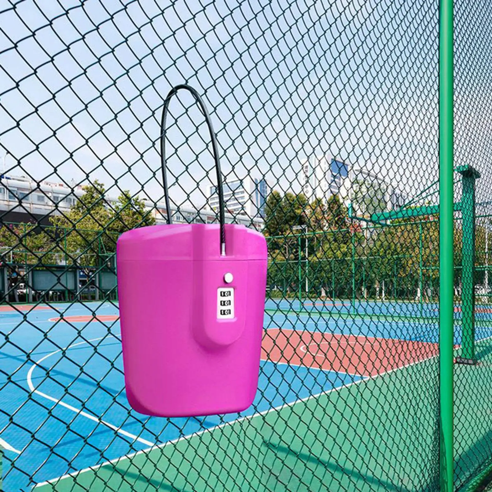 Creative Portable Color Safe Box 3-digit Combination Lock With Steel ...