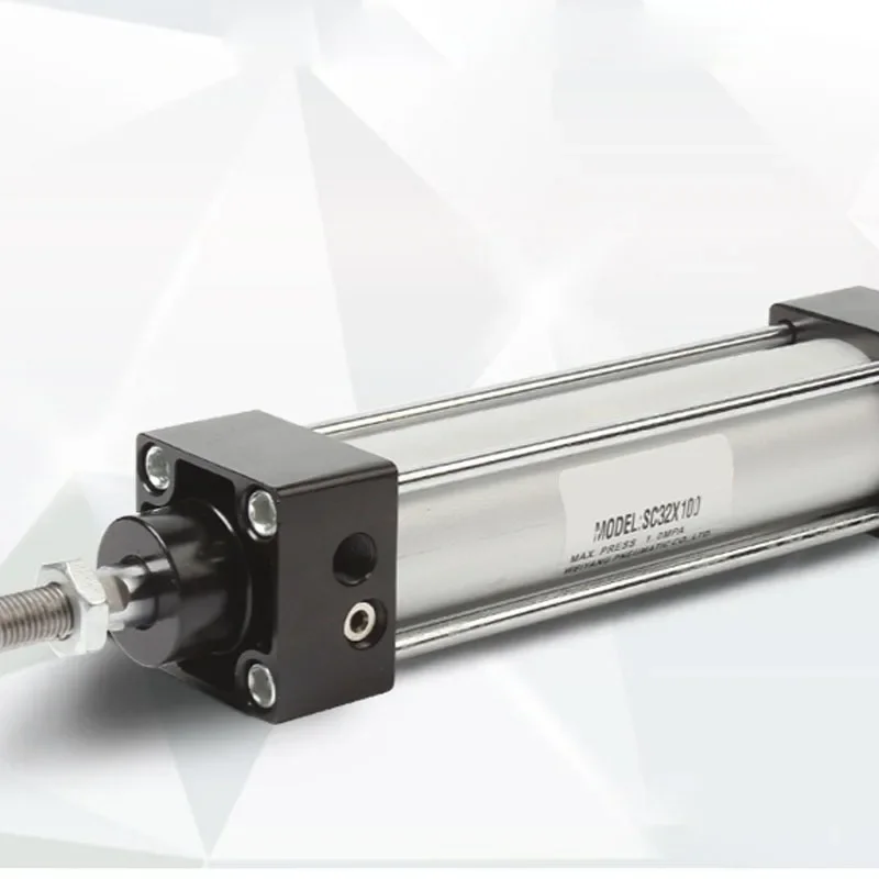 SC80 SC100 SC125 SC160 Cylindre Pneumatique Standard 25/50/75/100/125/150/ 175/200 Mm Cylindre Pneumatique Alésage 80/100/125/160 Mm (couleur : Course 75 Mm, Taille : Alésage 80 Mm