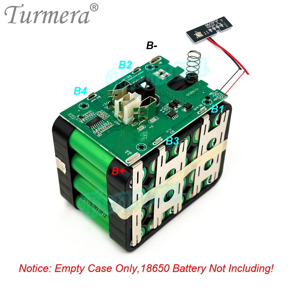 Turmera ũ̹ ͸ ̽,  帱  , 5S2P 10X 5S4P 20X 18650  ġ, 5S 30A BMS, 20V, 21V