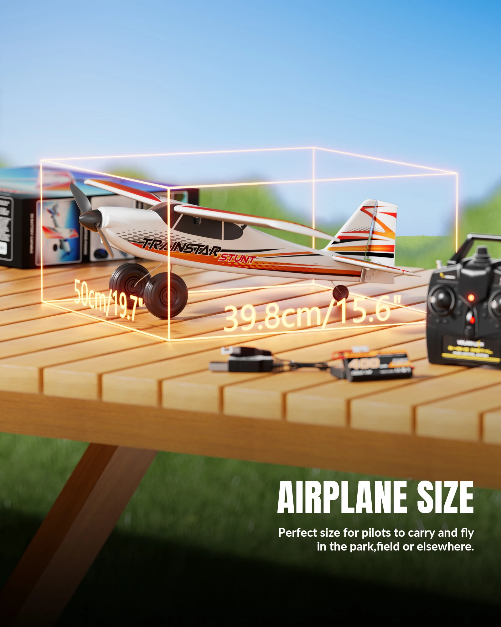 【upa】Volantex Trainstar Ascent RC飛行機 Volantex RC Trainstar Ascent 1400mm 747-8 PNP | VolantexRC.eu