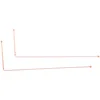 Copper Dowsing Rods - 99.9% Pure Copper 2PCS Divining Rods Energy Water Witching Detector 5