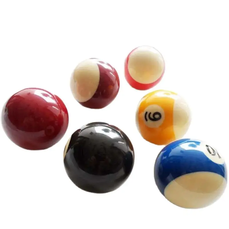 xmlivet 2pcs/lot Single Billiard Cue Balls in 52.5mm Resin Pool Balls Nine-ball Billiards accessories