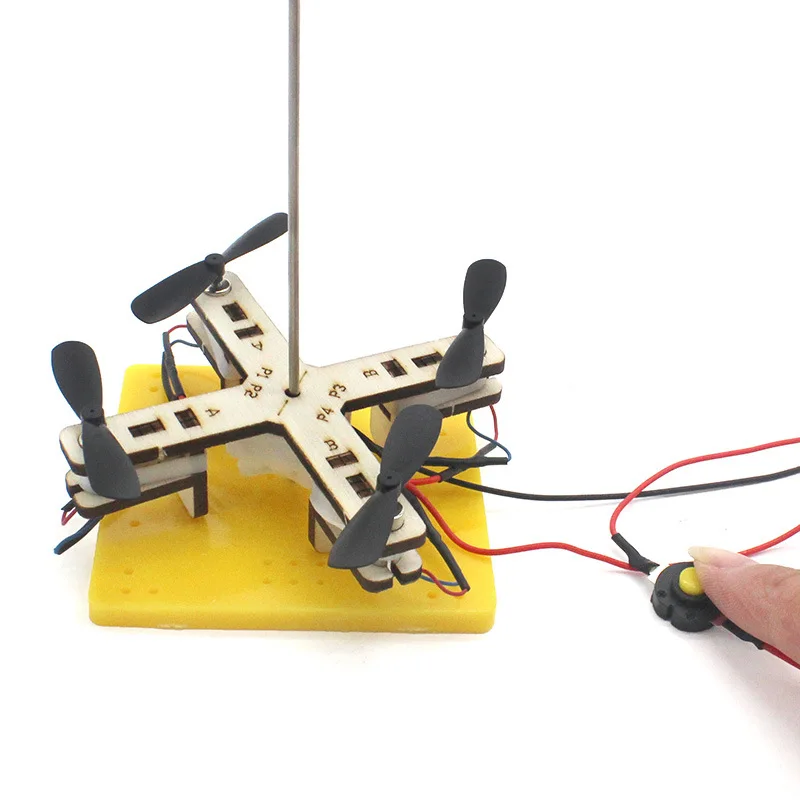 Dron DIY dla Dzieci - Edukacyjny Zestaw Śmigłowca do Samodzielnego Montażu