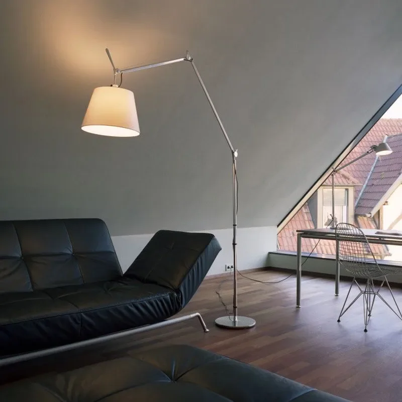 

Internet Celebrity Italian Rocker Arm Floor Lamp Living Room Sofa Study Simple Reading Lamp Adjustable Fishing Lamp Tranquil LED